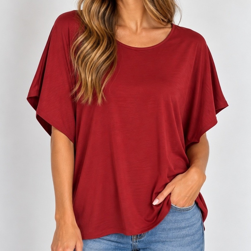 Eileen Fisher Satin Scoop Neck Blouse Quiet Luxury Holiday Festive Old Money